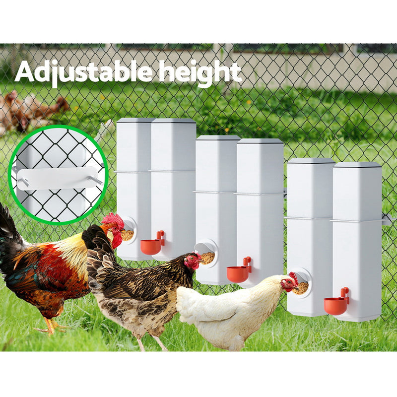 Giantz Chicken Feeder 4L Water Dispenser Automatic Waterer