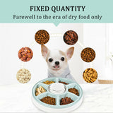 Auto LCD Digital Dog Pet Feeder Dispenser Food Bowl Cat 6 Meal Automatic Program