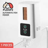 FLOOFI 400ML Automatic Fish Feeder (White)