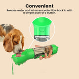 Floofi 4 in 1 pet scooper & feeder Green