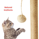 FLOOFI 150cm Plush Cat Condo Cat Tree Beige