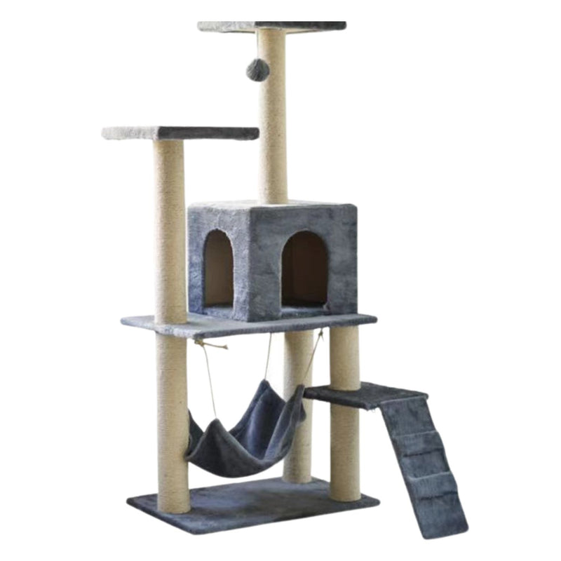 Cat Tree (138cm Dark Grey)