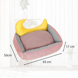 Floofi Pet Bed Moon Design (L Green)