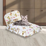 Floofi Pet Bed With Pillow and Quilt Bear (M)