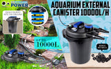 Aquarium Garden UV Light Pond Filter Set 10000L/H