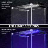 6W Aquarium Blue White LED Light for Tank 30-50cm