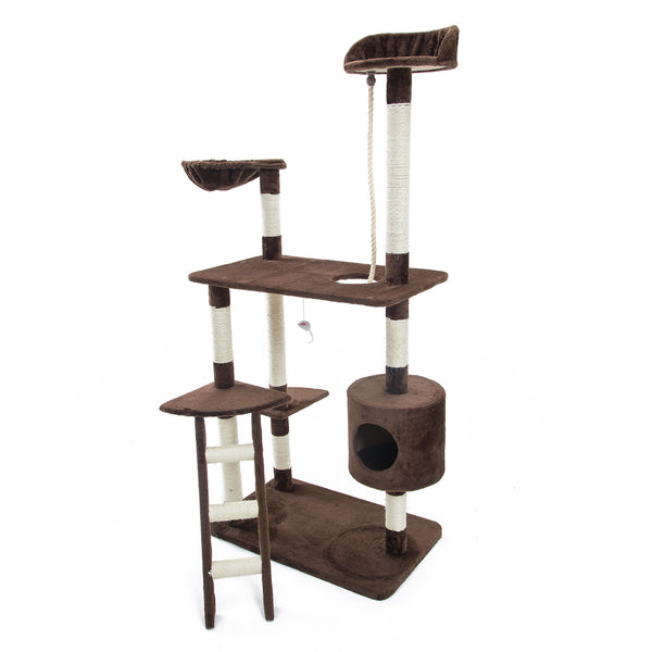 Cat Tree Multi Level Scratcher FUJI 170cm BROWN