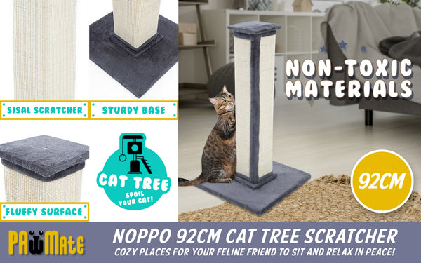 Cat Tree Pole Scratcher NOPPO 92cm GREY