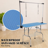 Pet Dog Cat Grooming Salon Dual Table 120cm BLUE