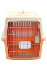 YES4PETS Large Dog Cat Crate Pet Carrier Rabbit Airline Cage With Tray And Bowl Orange