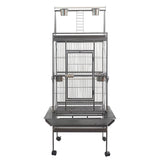 YES4PETS 174 cm Large Bird Budgie Cage Parrot Aviary With Metal Tray and  Wheel