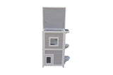 YES4PETS 2 Story Cat Shelter Condo with Escape Door Rainproof Kitty House