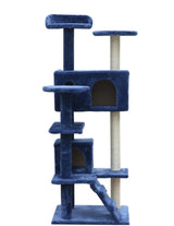 YES4PETS 130 cm Blue Cat Scratching Post Tree  Scratcher Pole-Blue