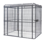 YES4PETS XXXXL Walk-in Bird Cat Dog Cage Pet Parrot Aviary  Perch 219x158x203cm With Green Cover (METRO DELIVERY ONLY)