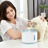 YES4PETS Automatic Electric Pet Water Fountain Dog Cat Water Feeder Bowl Dispenser