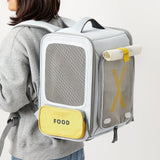 PETKIT Breezy X ZONE Pet Carrier - Grey Yellow